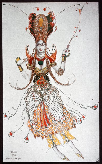 Costume for The Firebird Ballet by Unbekannter Künstler