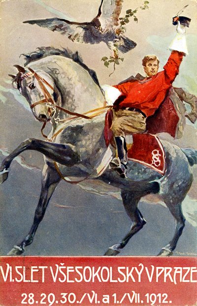 Czech Advertisement for 6th Sokol Slet by Unbekannter Künstler