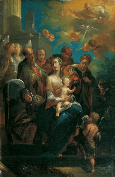 The Holy Kinship by Unbekannter Künstler