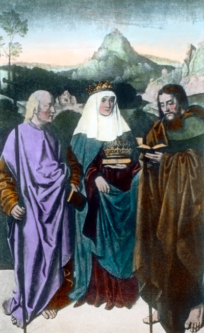 Elizabeth with Three Crowns by Unbekannter Künstler