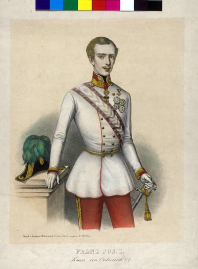Emperor of Austria Franz Joseph I by Unbekannter Künstler