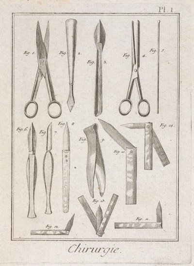 Early-Modern Surgical instruments by Unbekannt