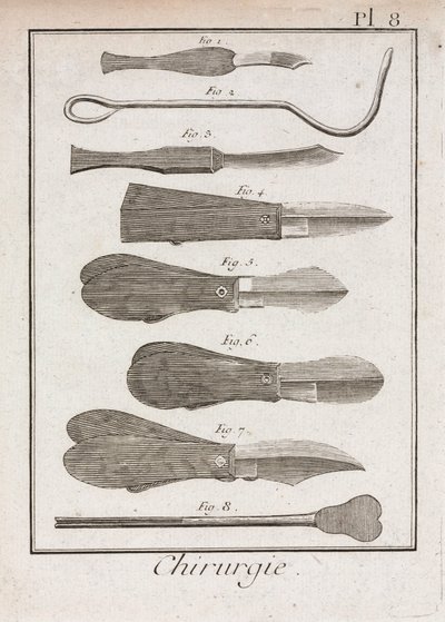 Early-Modern Surgical Knives and Scalpels by Unbekannt