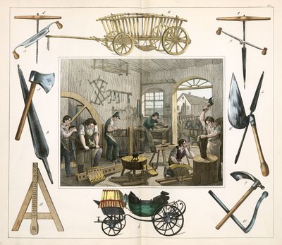 Fabrication, Road Transport: The Wagonmaker by Unbekannt