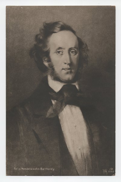 Felix Mendelssohn-Bartholdy by Unbekannter Künstler