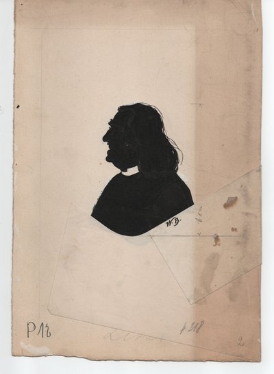 Franz Liszt (1811-1886) (silhouette) by Unbekannter Künstler