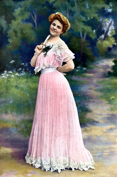 French fashion in 1902 by Unbekannter Künstler