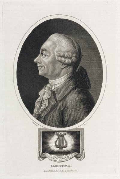 Friedrich Gottlieb Klopstock, German poet by Unbekannt
