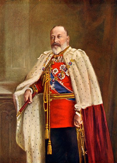 His Majesty King Edward VII of England by Unbekannter Künstler