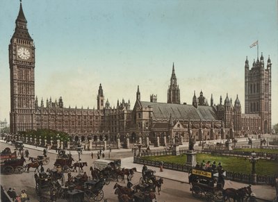 Houses of Parliament, London, c.1890-1900 by Unbekannt