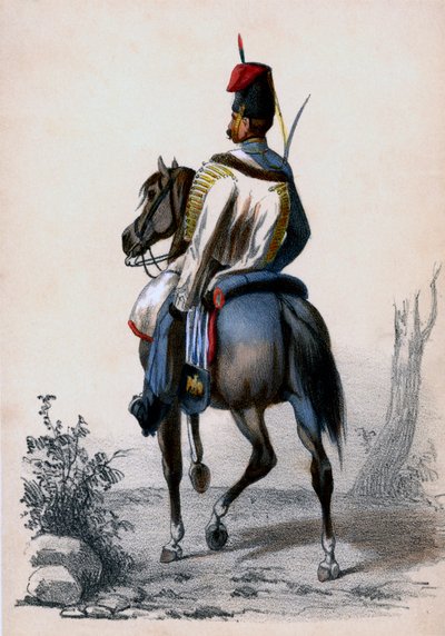 Hussar on Horseback by Unbekannter Künstler