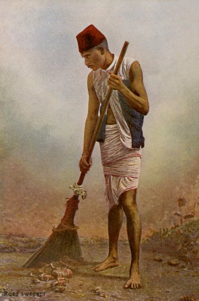 Indian Road Sweeper by Unbekannter Künstler