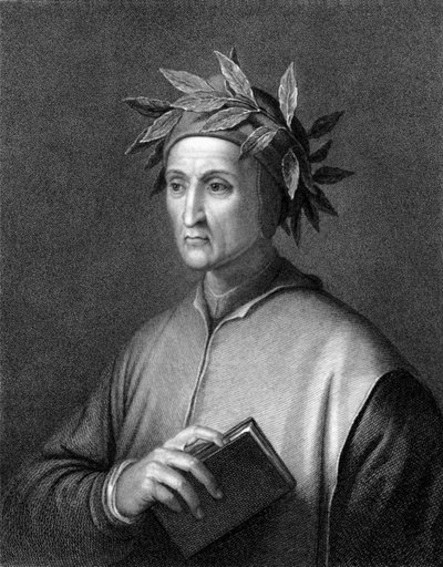 Italian poet Dante Alighieri by Unbekannt
