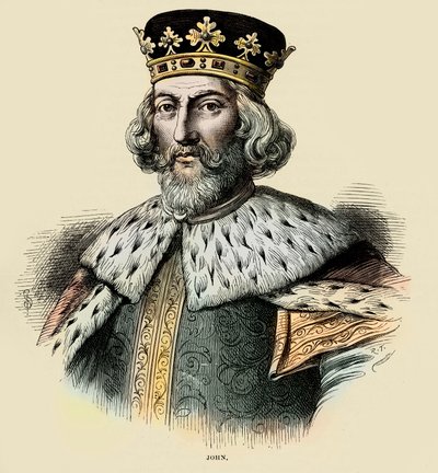 John I, King of England (engraving) by Unbekannter Künstler