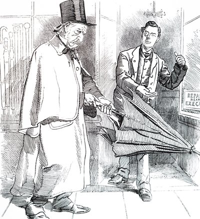 Joseph Chamberlain and William Ewart Gladstone by Unbekannt