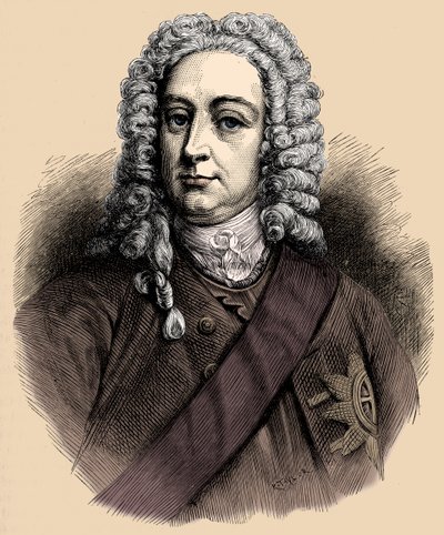 King George II (portrait) by Unbekannter Künstler