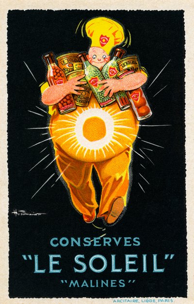 Le Soleil Malines Conserves - Advertisement by Unbekannter Künstler