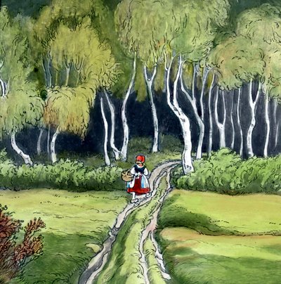 Little Red Riding Hood by Unbekannter Künstler