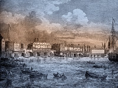 London Bridge, London by Unbekannter Künstler