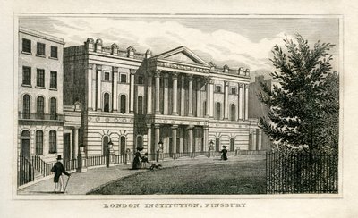 London Institution, Finsbury by Unbekannt