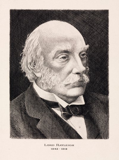 Lord Rayleigh, English mathematician and physicist by Unbekannt