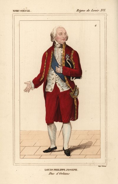 Louis Philippe Joseph, Duke of Orleans by Unbekannter Künstler