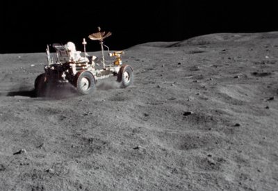 Lunar Grand Prix on Apollo 16 mission by Unbekannt