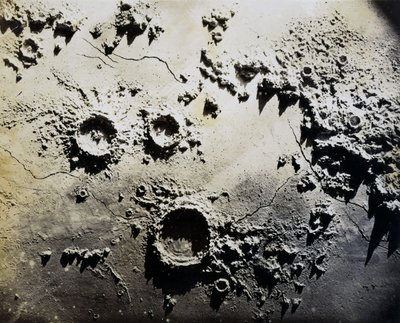 Lunar craters by Unbekannter Künstler