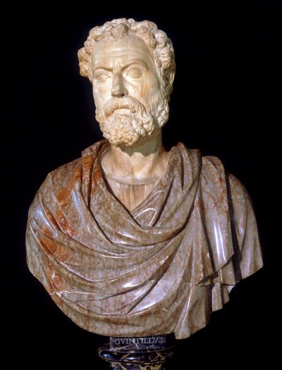 Marble bust of Quintilian by Unbekannt
