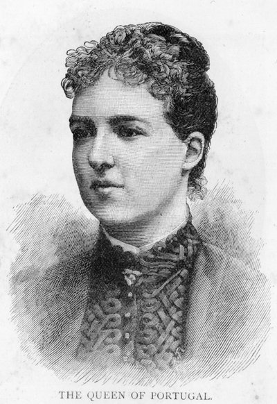 Maria Amelia, Queen of Portugal by Leopold Blonder