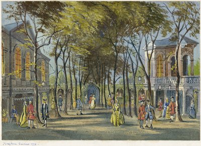 Marylebone Gardens, London 1778 by Unbekannter Künstler