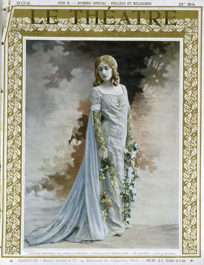 Miss Garden as Melisande by Unbekannter Künstler