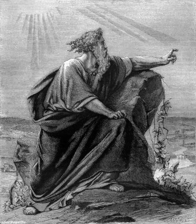 Moses Viewing the Promised Land by Unbekannter Künstler