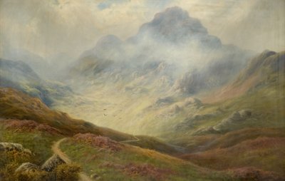 Mountain Scene by Unbekannt