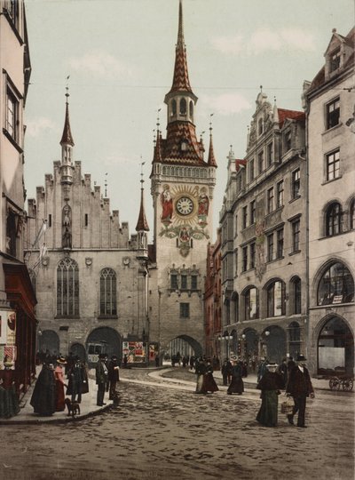 Munich Town Hall, 1890-90 by Unbekannt