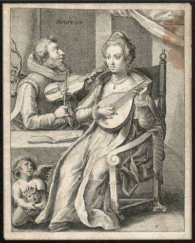 Musical Scene by Unbekannter Künstler