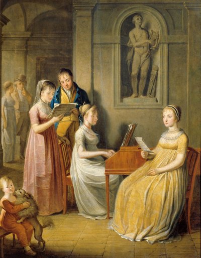 Musical Family by Unbekannter Künstler