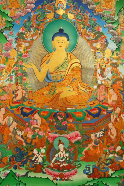 Nepalese tangka, Paris, France by Unbekannt
