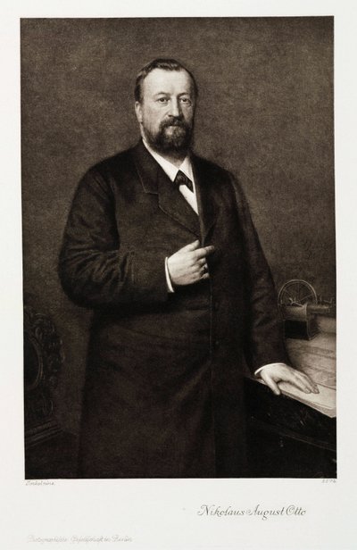 Nikolaus August Otto, German engineer by Unbekannt