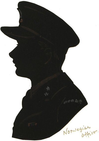 Norwegian officer, Second World War by Unbekannt