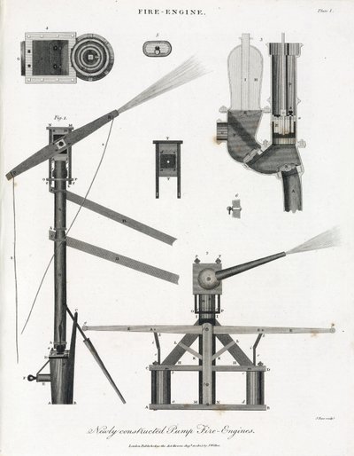 New Model of Fire Pump by Unbekannt