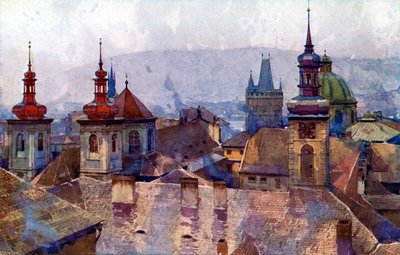 Old Town, Prague by Unbekannter Künstler