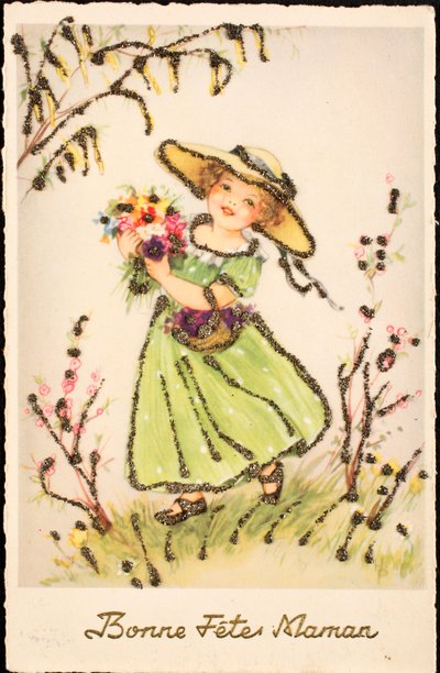Old postcard / Happy Mother