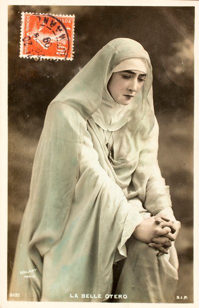 Old postcard/The beautiful Otero (Caroline Otero) by William M. Timlin
