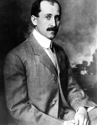 Orville Wright, American aviator, c 1905 by Unbekannt