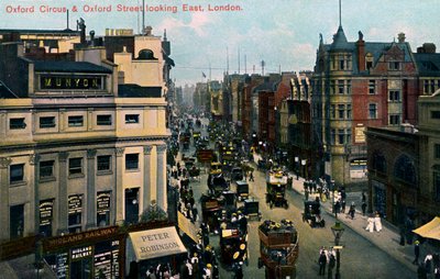 Oxford Circus and Oxford by Unbekannter Künstler