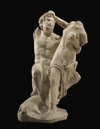 Pan and Hermaphrodite, c.1st century AD by Unbekannt