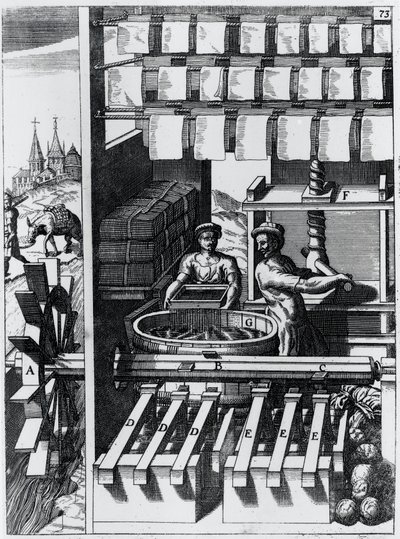 Papermaking, Germany by Unbekannt