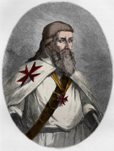 Portrait of James of Molay by Unbekannt