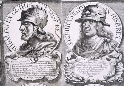 Portraits of Ataulf and Sigeric by Unbekannt